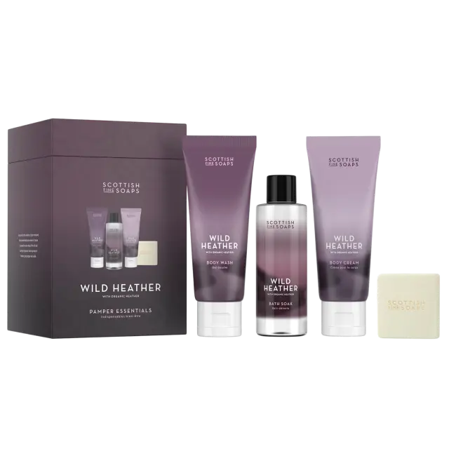 The Scottish Fine Soaps Wild Heather pamper essentials Σετ δώρου με βασικά προϊόντα περιποίησης