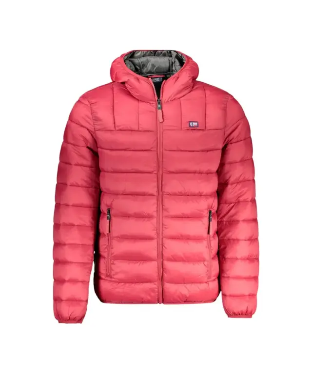 Norway Nautical School - Ανδρικό Χειμωνιάτικο Μπουφάν Puffer 849150-RED Κόκκινο