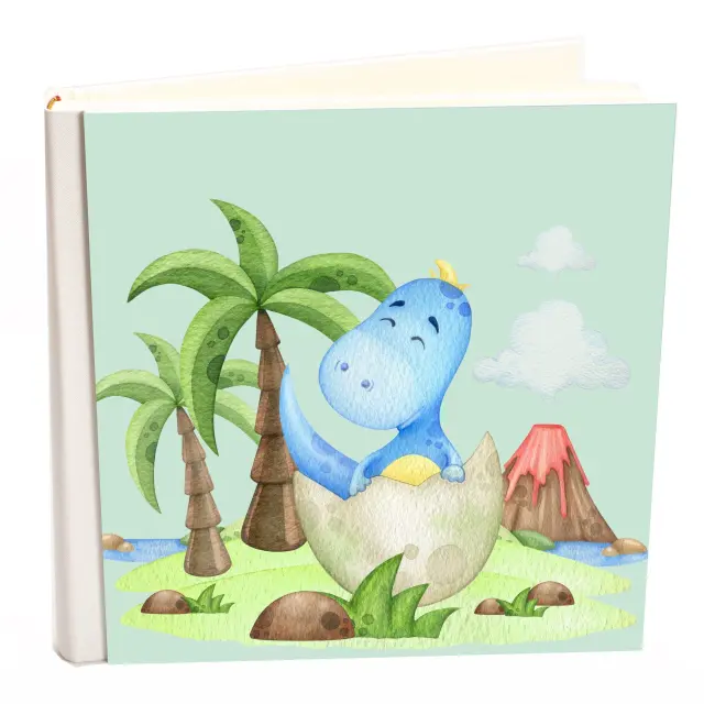 Άλμπουμ my album Dino boho style με ριζόχαρτο 35x35cm και κουτί άλμπουμ