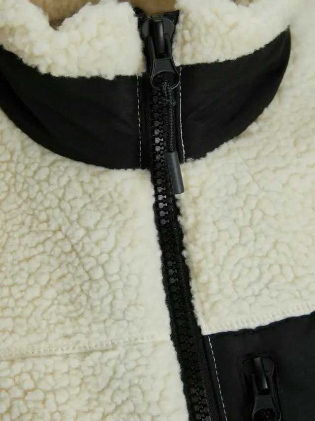 JORVESTERBRO TEDDY BODYWARMER SN cloud dancer 2