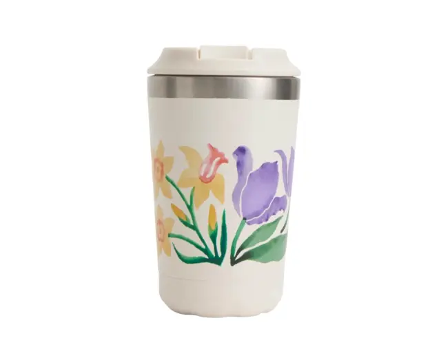Ποτήρι Θερμός Emma Bridgewater Chilly's με χωρητικότητα 340ml και διατήρηση θερμοκρασίας 6h ζεστό - Spring Flowers22886