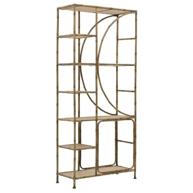 Ραφιέρα Φυσικό Ξύλο/Μέταλλο 80x33x183cm 3-50-407-0011