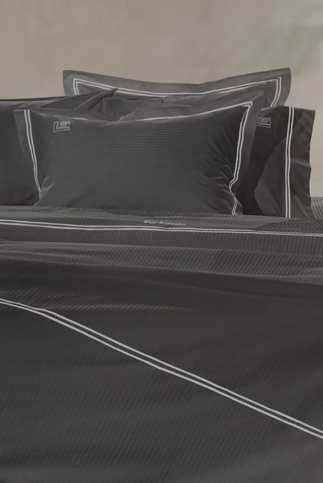ΣΕΤ ΣΕΝΤΟΝΙΑ ΥΠΕΡΔΙΠΛΑ(270×280) 4 ΤΕΜΑΧΙΩΝ NICE ANTHRACITE SILVER 270X280 GUY LAROCHE ΔΙΠΛΟ ΠΛΑΚΕ 3