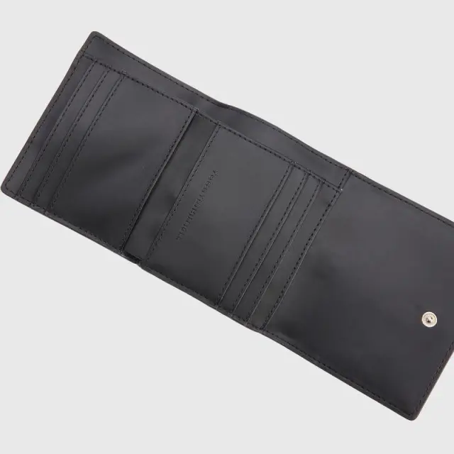 Tommy Hilfiger - Γυναικείο Πορτοφόλι Th Plush Small Flap Wallet AW0AW14238-BDS Μαύρο 2