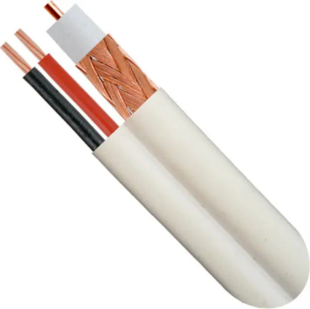 ATC-500 RG59 CCS+ 2x0.50mm Καλώδιο CCTV Λευκό 100m 03.003.0134