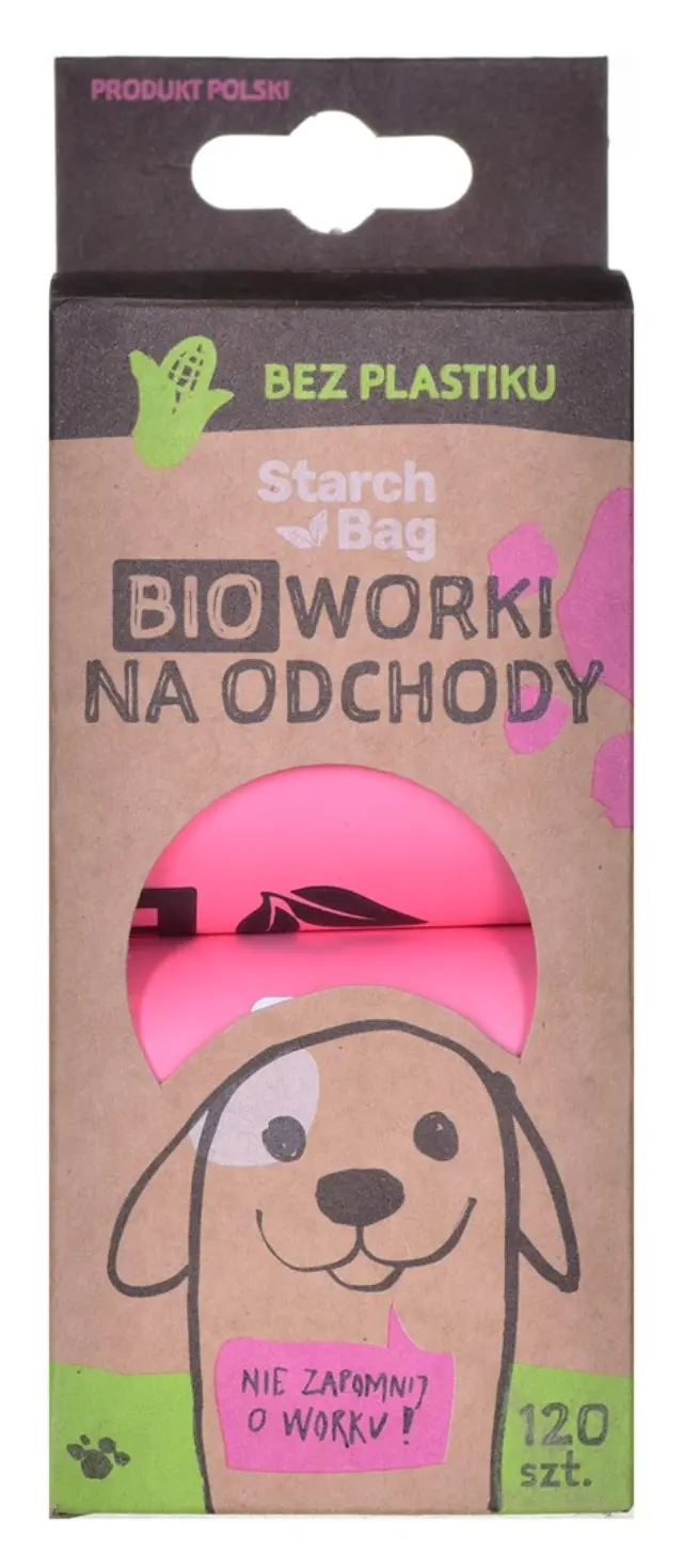 STARCH BAG - Dog poop bags - 8 x 15