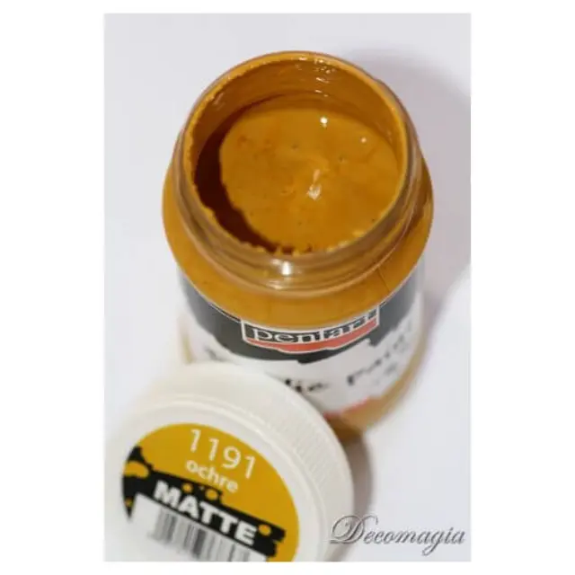 Χρώμα ακρυλικό Pentart 100ml, Ωχρα