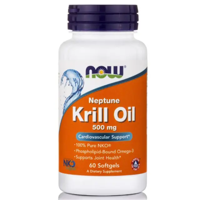 Now Foods Neptune Krill Oil 500mg 60 μαλακές κάψουλες