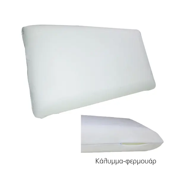 Μαξιλαρι Ύπνου Foam - Fibre Άσπρο 60x34x12cm