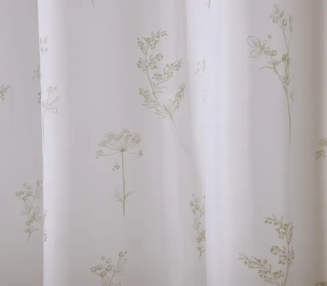 ΚΟΥΡΤΙΝΑ ΜΠΑΝΙΟΥ CLARIS 180X180 NEF-NEF HOMEWARE ECRU 2