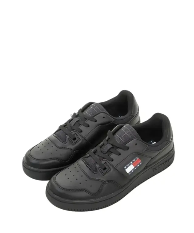 Tommy Hilfiger - Αθλητικά Tjw Retro Basket Ess Triple Black EN0EN02434-BDS Μαύρο - 36 2