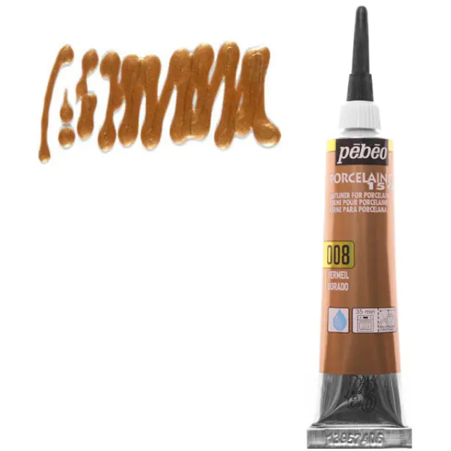 Pebeo Περίγραμμα Porcelaine 150 - 008 Vermeil - 20ml