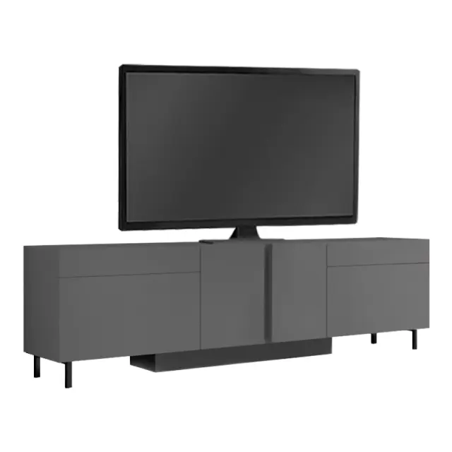 Έπιπλο τηλεόρασης Arlen Megapap με Led Rgb χρώμα ανθρακί 180x32x50εκ. 3
