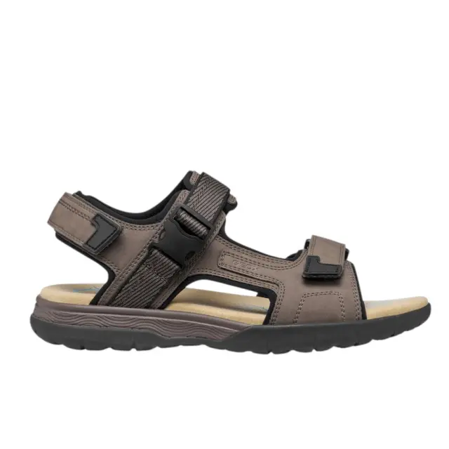 Ανδρικά Ανατομικά Σανδάλια Geox Spherica U55ELB 000EK C1381 Dove Grey/Black Πούρο - 41