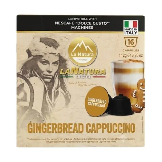 La Natura Lifestyle Gingerbread Cappuccino 16 τμχ | Dolce Gusto