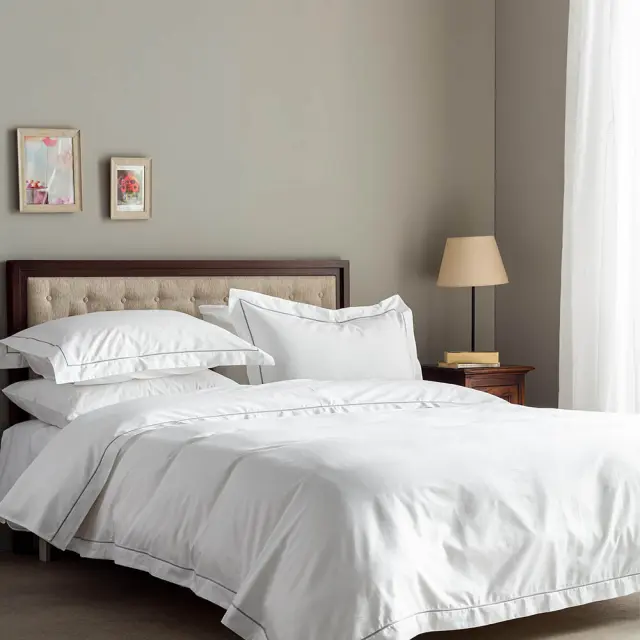 Παπλωματοθήκη Oxford Γκρι Πλακέ 230x240cm Vesta Home Ηρώ Suite Project