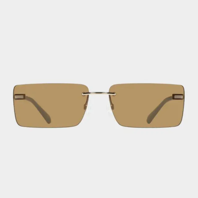 Calvin Klein - Γυναικεία Γυαλιά Ηλίου CKJ25206S-719 με Μπεζ Μεταλλικό Σκελετό και Μπεζ Φακό