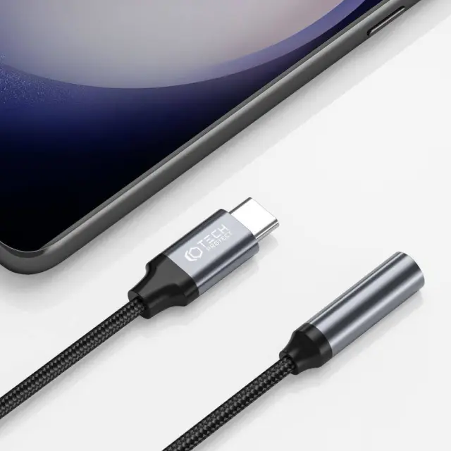 Tech-Protect® - Ultraboost Μετατροπέας USB-C σε mini Jack 3.5mm- Black. 2