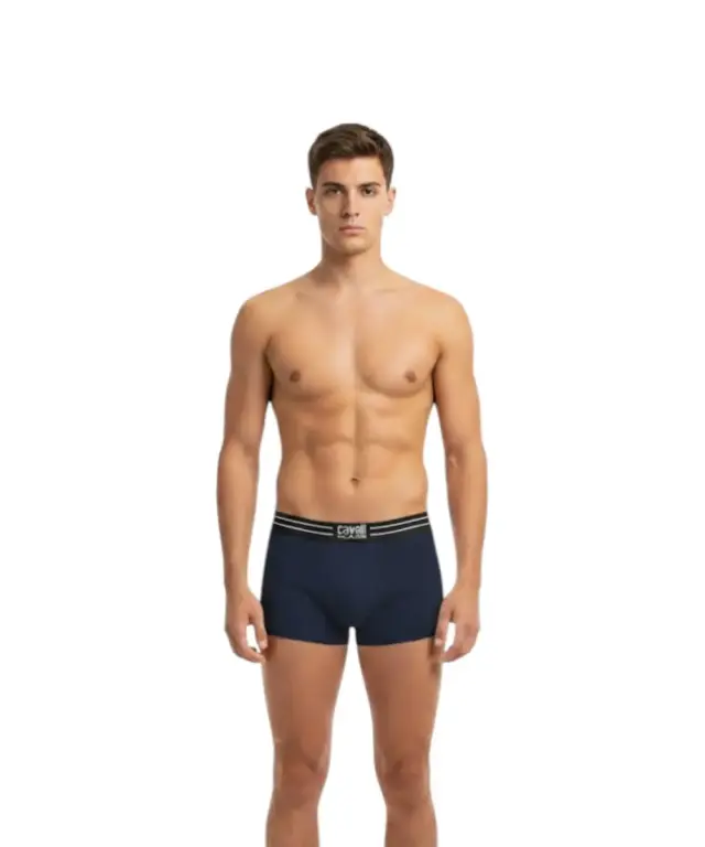 Cavalli Class - Ανδρικά Μποξεράκια 3Pack QXO01BJD003-04926 Μπλε - S