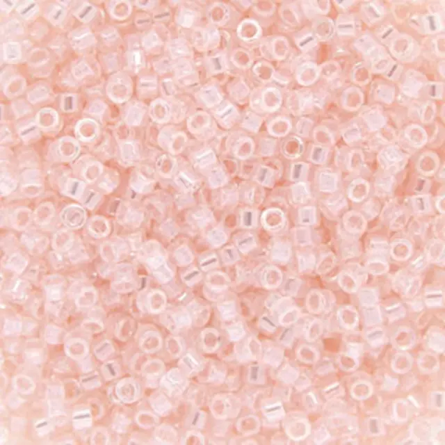 Χάντρα Miyuki Delica 11/0 - DB1223 - Transparent Luster Pink Mist ~7gr