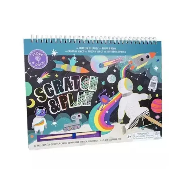 Floss & Rock Μπλοκ Ξύσε και Παίξε Space / 47P5972 (Floss&Rock)