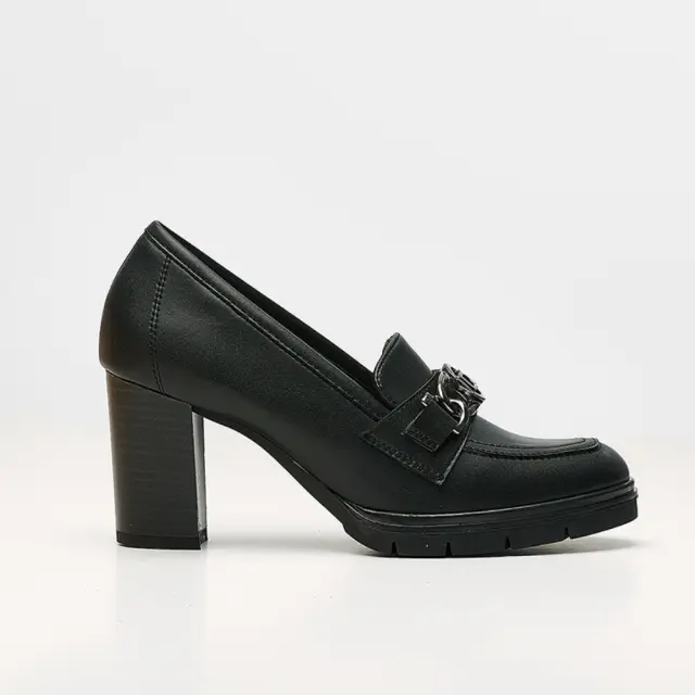 Donna Serena Μοκασίνια-Loafers Γυναικείο δέρμα Μαύρο DSE/4852 NERO
