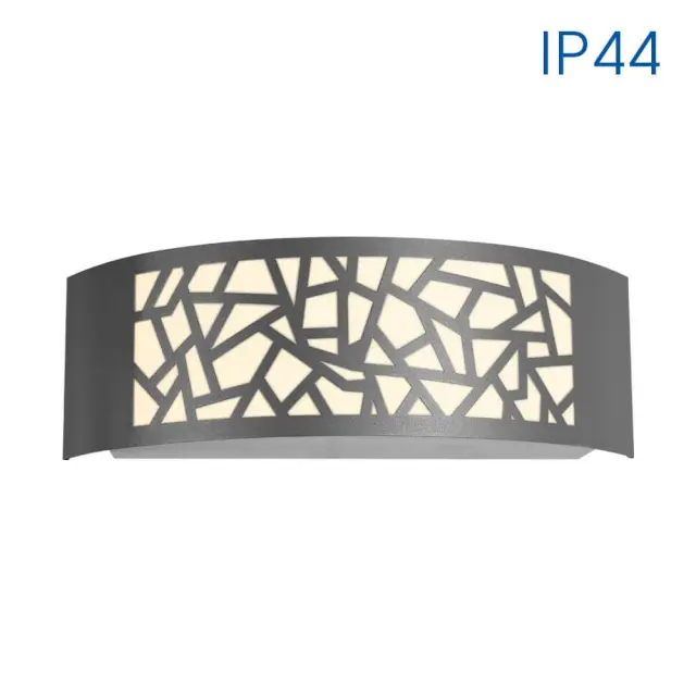Απλίκα Τοίχου Φωτιστικό LUXOR/PR IP44 GRAY VIV004504 3