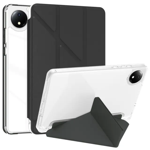 Origami Stand Θήκη για Xiaomi Redmi Pad SE 8.7- CLear/Black OEM