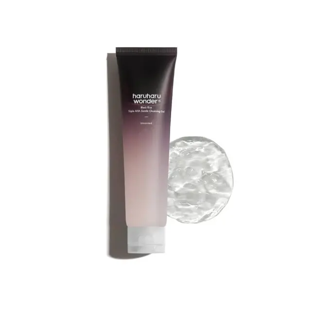 Haruharu Wonder Black Rice Triple AHA Gentle Cleansing Gel, Τζελ Καθαρισμού Προσώπου με Μαύρο Ρύζι 100ml