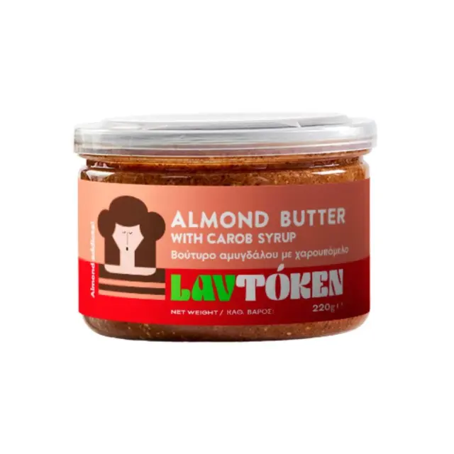 Βούτυρο Αμυγδάλου με Χαρουπόμελο 220gr - Lavtoken
