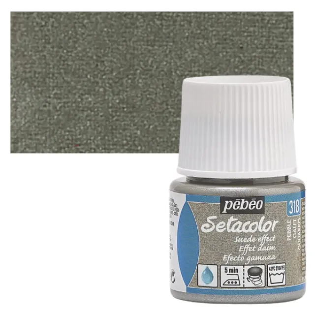 Pebeo Χρώμα Υφάσματος Setacolor Opaque Suede Effect - 318 Pebble - 45ml