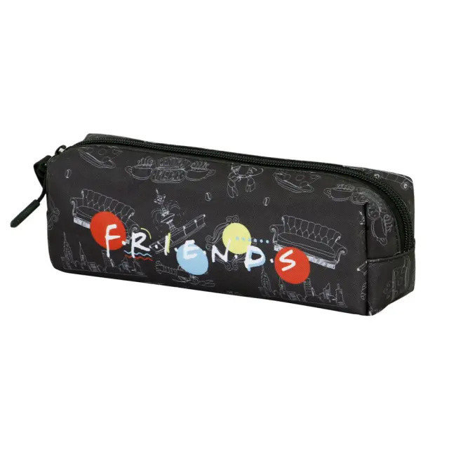 Κασετίνα Friends Black 2.0 FAN Square Pencil Case Friends Lights - 05962