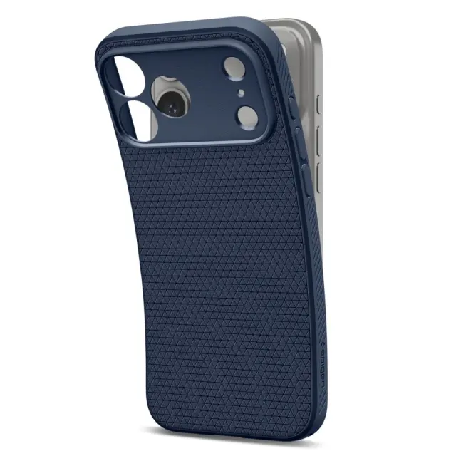 Θήκη Soft TPU Spigen Apple iPhone 17 Pro Liquid Air Σκούρο Μπλε N69148 2