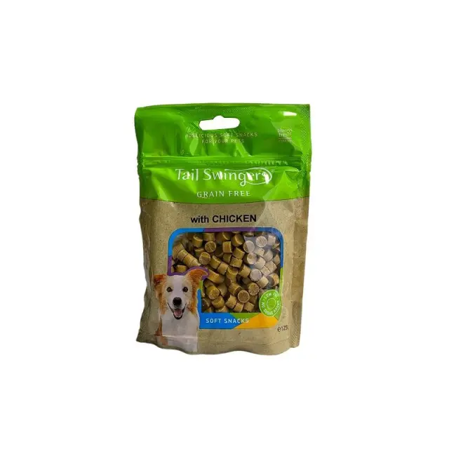 Tail Swingers Grain Free Μαλακές Λιχουδιές με Κοτόπουλο 125gr