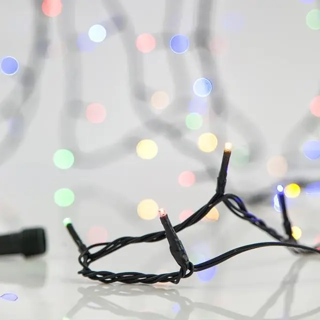 280 LED Με Πρόγραμμα Επέκταση Ως 5 Χωρίς Μετασχηματιστή Πράσινο Καλώδιο Χρωματιστό Φως IP44