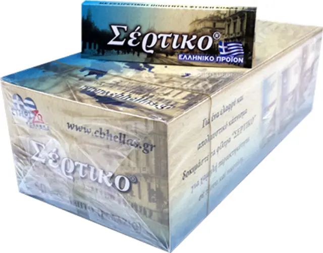 Σέρτικο - Ελληνικά Χαρτάκια - Γαλάζιο 50τεμ.