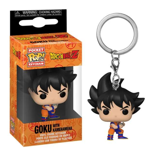 Funko Pocket Pop! Keychain Animation: Dragon Ball Z - Goku With Kamehameha