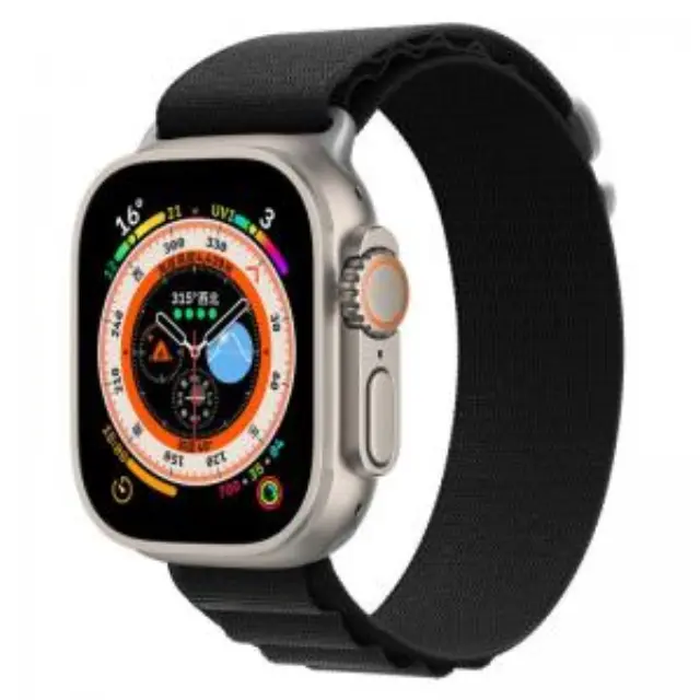 Λουράκι Devia Sport5 Nylon Woven Apple Watch (38/ 40/ 41/ 42mm) Deluxe Μαύρο N62102 2