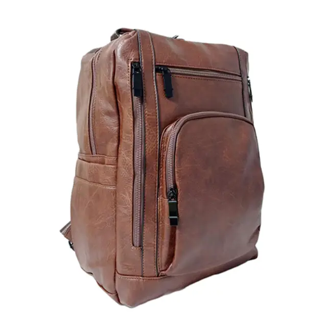 Σακίδιο Πλάτης MCAN Camel Δερματίνη 40x32x15cm LF Z-715 2
