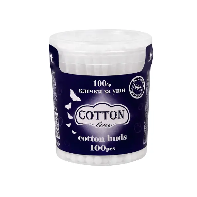 COTTON LINE Μπατονέτες Spiral 100τεμ