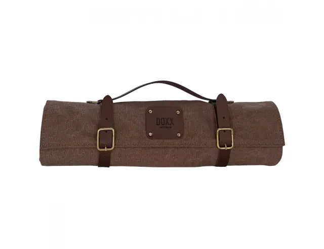 Θήκη Μαχαιριών από καμβά Doxx Amsterdam Washed Camvas 7 θέσεων - BrownC.KR-001-BROWN