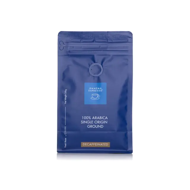 Ipanema αλεσμένος καφές espresso Decaffeinated 250g (Doypack σακουλάκι)