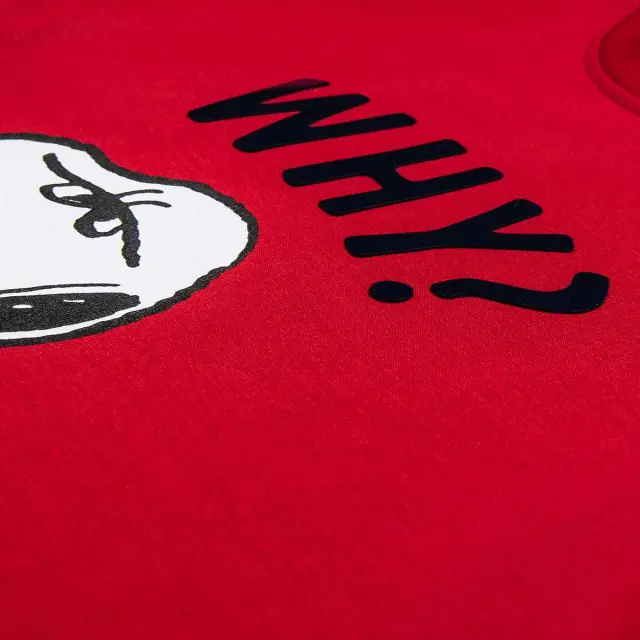 Μπλούζα Snoopy με ανάγλυφα γράμματα 2