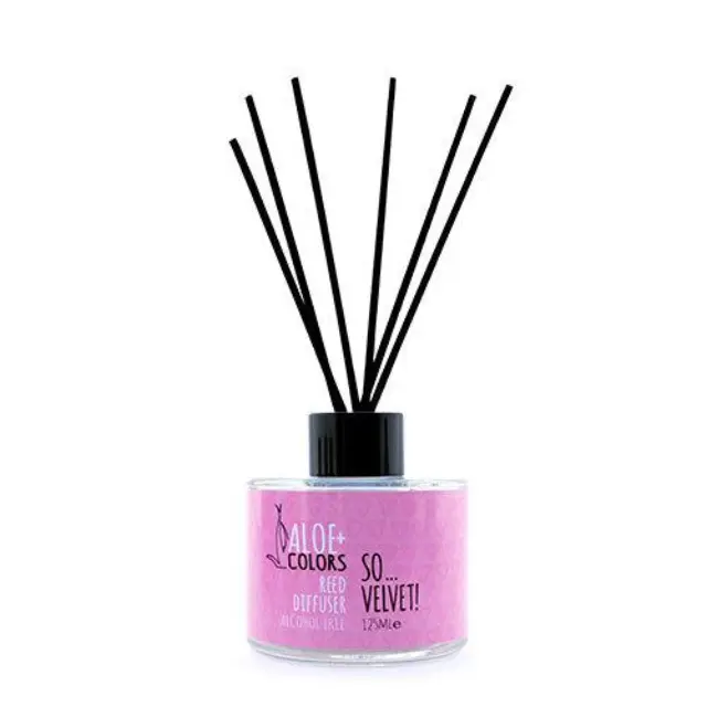 Aloe+ Colors So Velvet Reed Diffuser Αρωματικό Χώρου με Sticks με Άρωμα Πούδρας, 125ml