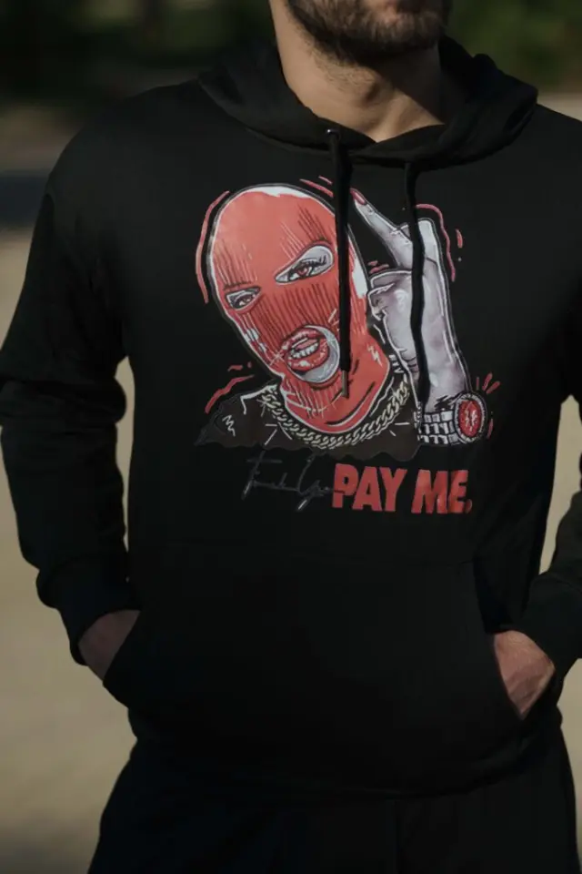Ghetto Pay Me Hoodie | Unisex Streetwear Graphic Hoodie 3