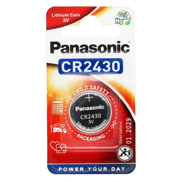 PANASONIC Lithium Power CR2430 3V μπαταρία ρολογιών 1 τμχ