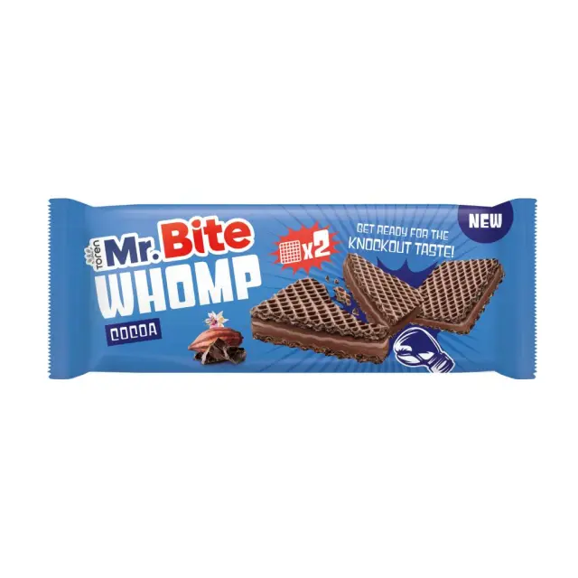Mr Bite Whomp Γκοφρέτα Με Κρέμα Κακάο 44gr