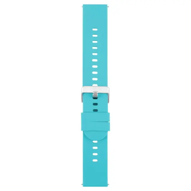 Solid Color Λουράκι για Smartwatch 22mm-Lake Blue OEM 2