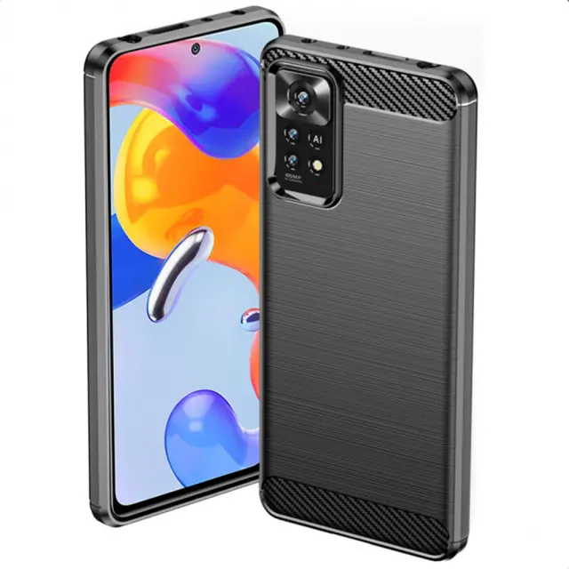 Techsuit® Carbon Θήκη για Redmi Note 11 Pro 4G/5G/ Note 12 Pro 4G- Black 3