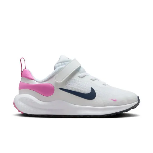 Nike Revolution 7 (PSV) (FB7690-103) - Λευκό-Ροζ